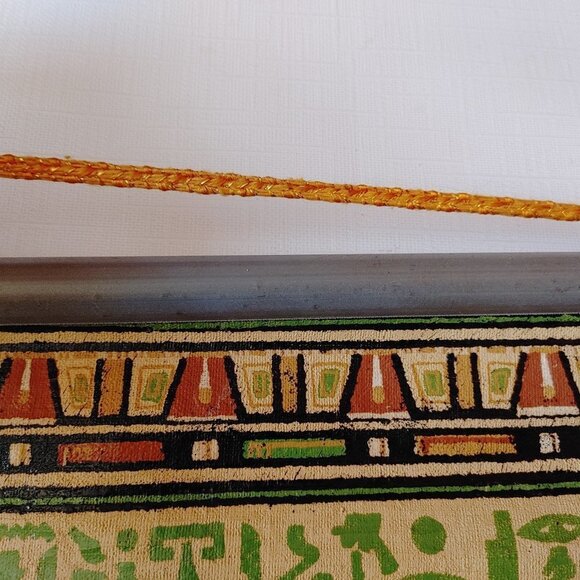 EGYPTIAN Roll Up Tapestry Deir el-Bahri Temple Complex Deir el-Bah - Picture 2 of 4